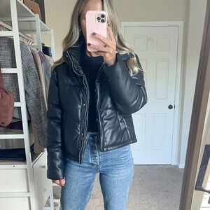 Abercrombie & Fitch Black Puffer Jacket
